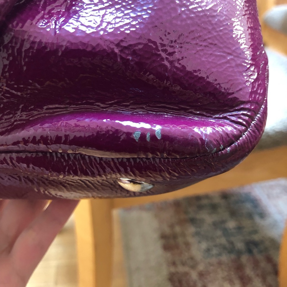 Coach Soho Purple Leather Shoulder Bag with original Hangtag - Picture 8 of 16